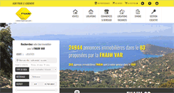 Desktop Screenshot of fnaim-var.com